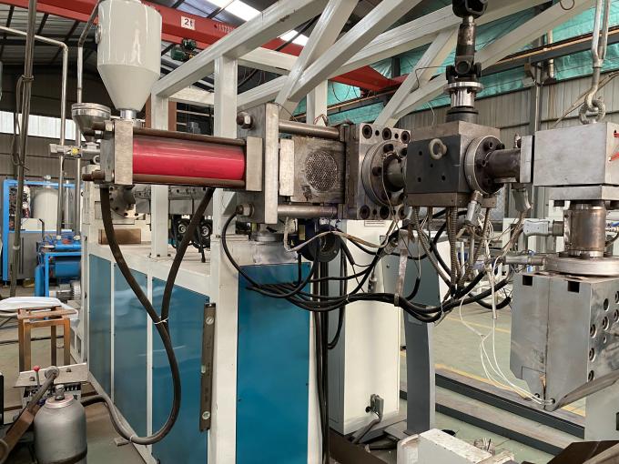 ماشین ساخت صفحه PET PS PC ماشین اکستروزن ورق پرده نرم پلاستیکی 1