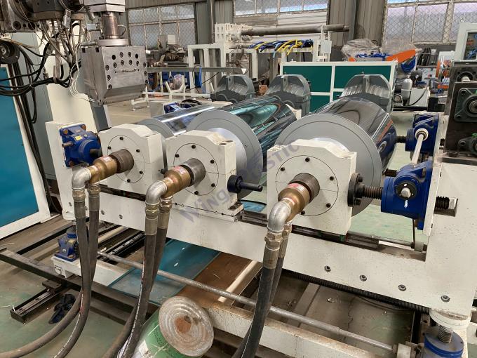 ماشین ساخت صفحه PET PS PC ماشین اکستروزن ورق پرده نرم پلاستیکی 3