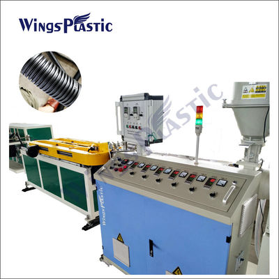 خط تولید لوله های آب Hdpe 16-50mm Single Wall Corrugated Tube Hose Extruder