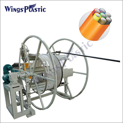 پلاستیک HDPE یک دیوار لوله لوله نوری لوله نوری لوله ساخت ماشین اکستروژن