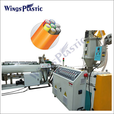دستگاه اکستروژن لوله فیبر نوری لوله میکرو داکت HDPE پلاستیکی