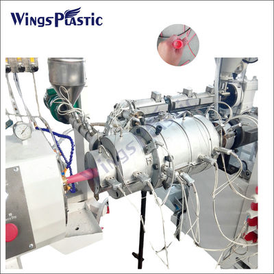 دستگاه اکستروژن لوله PPR خط تولید LDPE HDPE PPR 150-220 کیلوگرم در ساعت