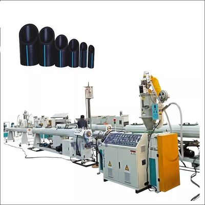 ماشین آلات ساخت لوله های پلاستیکی آب پلاستیک کارخانه تولید لوله HDPE سرعت بالا 150 کیلوگرم در ساعت