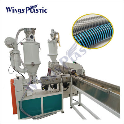 EVA Plastic Pipe Extruder Line Spiral Winding Cleaner Pipe Extruder Machine