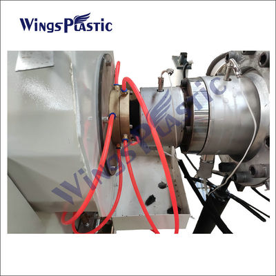90 / 33 HDPE Pipe اکسترودر 110mm 315mm Pe دستگاه لوله آب