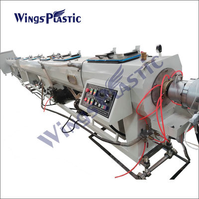 90 / 33 HDPE Pipe اکسترودر 110mm 315mm Pe دستگاه لوله آب
