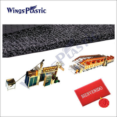 دستگاه تولید حصیر پلاستیکی پی وی سی دستگاه تولید تشک درب حصیر حلقه ای