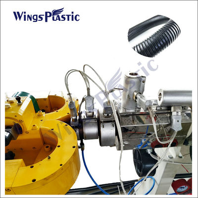 PP PE PVC EVA PA خط اکستروژن لوله های مدفون پلاستیکی/ماشین اکستروژن لوله های مدفون پلاستیکی