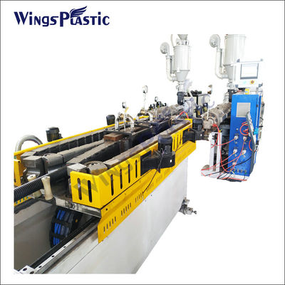 دستگاه تولید لوله PVC HDPE DWC خط اکستروژن لوله دوگانه موجدار
