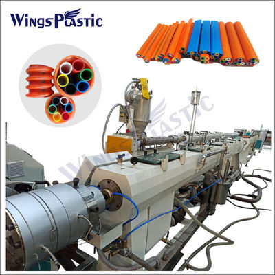 خط اکستروژن ماشین ساخت لوله های لوله ای HDPE PE