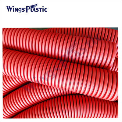 خط تولید لوله های دو طرفه HDPE لوله های لوله های پلاستیکی