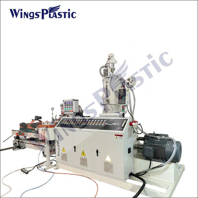 دستگاه اکسترودر لوله تخلیه دو طرفه PE پلاستیکی 6-8m/Min
