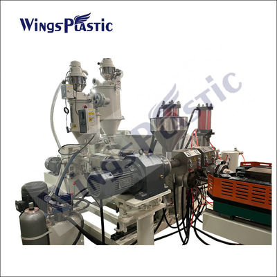 PE Double Wall Corrugated Pipe Extruder 40-110mm قطر فن های هوا خنک کننده آب