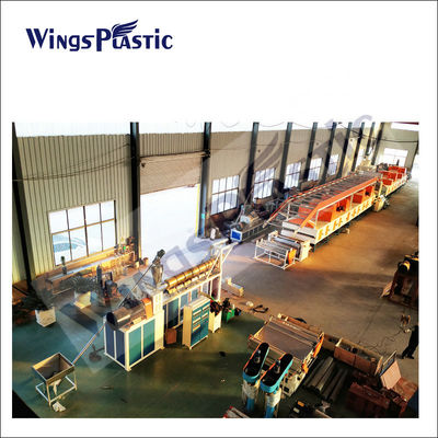 420kW قدرت موتور اصلی پودر PVC پودر PVC کویل حلقه مات اکسترودر ماشین