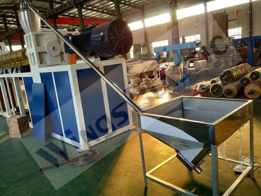 ماشین ساخت کفپوش دو رنگ PVC مدل شماره SJ100/30 ضخامت 10-19mm