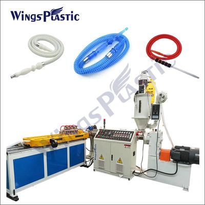 ماشین EVA Spiral Flexible Hose Extruder ماشین پاک کننده خلاء دستگاه ساخت لوله