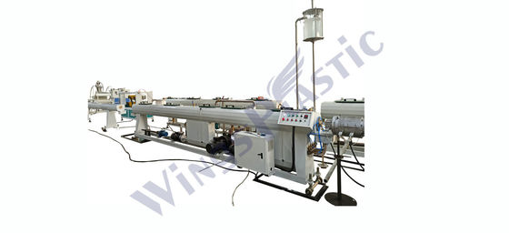 حالت جدید PE PPR لوله دستگاه اکستروژن کنترل شده PLC