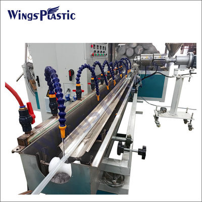خط اکستروژن لوله نرم افزاری فیبر PVC ماشین ساخت لوله تقویت شده فیبر PVC
