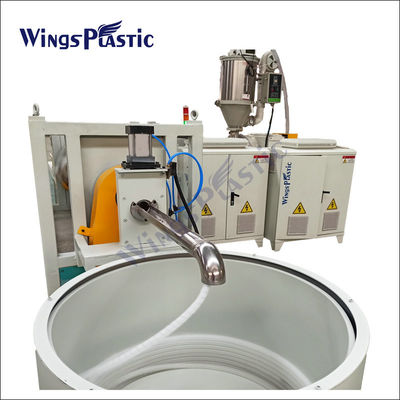 Hdpe Pp Pe Pvc هیدرولیک حلقه محافظ لوله محافظ لوله ساز ماشین تولید خط اکسترودر