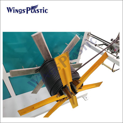 دستگاه اکسترودر لوله های راه راه پلاستیکی PP PVC PA دستگاه اکسترودر HDPE 40-80 کیلوگرم در ساعت
