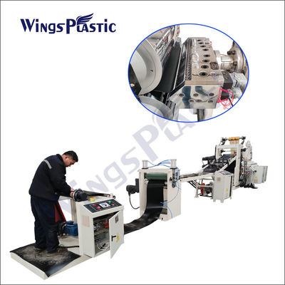 دستگاه اکسترودر ورق پلاستیک تک پیچ دستگاه اکستروژن ورق PVC HDPE LDPE HIPS