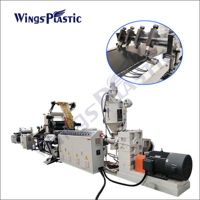 دستگاه اکسترودر ورق پلاستیک LDPE خط اکستروژن ورق HDPE PP PET